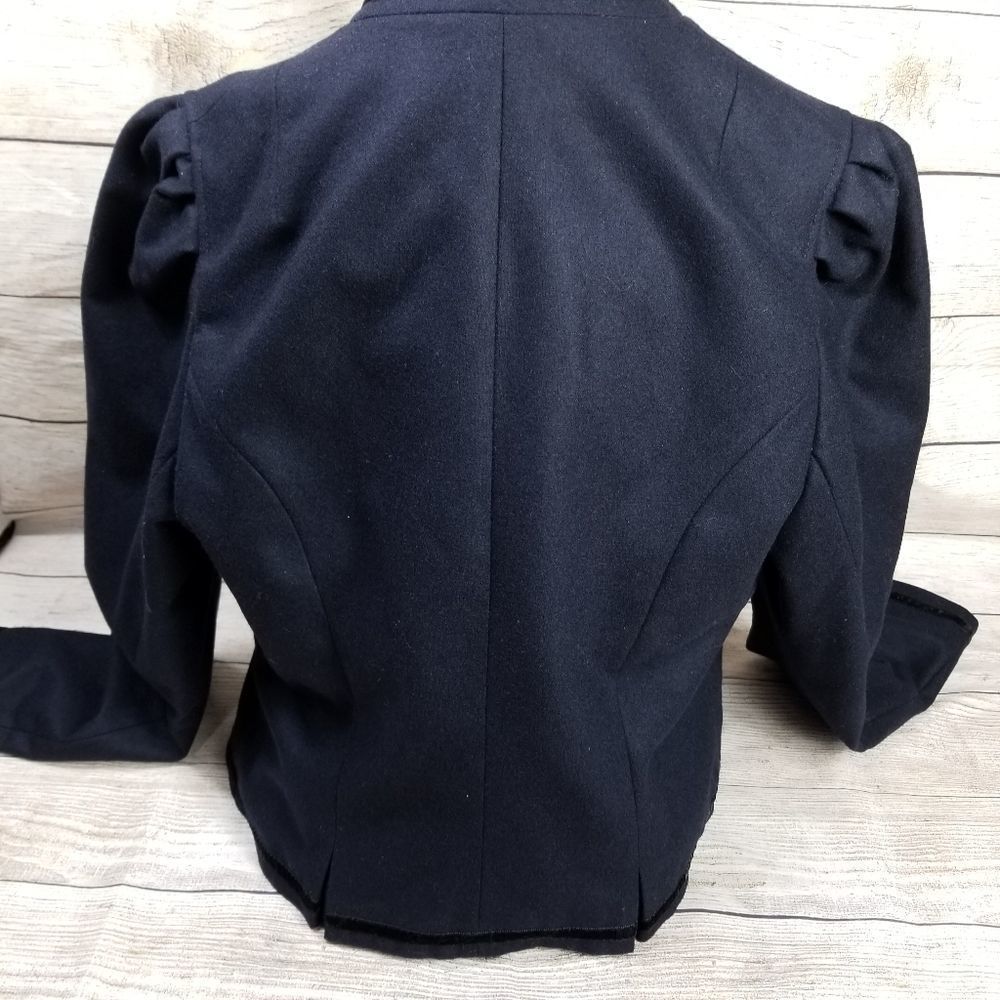 VINTAGE TYROLER-LODEN WOMENS BLAZER TOP - Picture 3 of 8